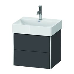 Duravit XSquare Waschtischunterbau wandhäng. 390x484x397mm Compact, Graphit Matt, ... DURAVIT-XS430504949 4063382034885 (Abb. 1)