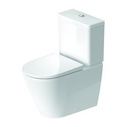 Duravit D-Neo Stand WC für Kombination 650x370x415mm, Weiß Hochglanz, 4/2l, Tiefspü... DURAVIT-2002090000 4063382016065 (Abb. 1)