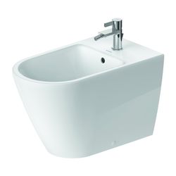 Duravit D-Neo Stand Bidet 650x370x400mm, Weiß Hochglanz, 1 HL, mit Überlauf mit Bef... DURAVIT-2294100000 4063382017208 (Abb. 1)