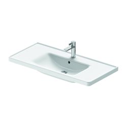 Duravit D-Neo Waschtisch 480x1005x160mm wandhäng., Weiß Hochglanz, Rechteckig, 1 Wa... DURAVIT-2367100000 4063382016096 (Abb. 1)