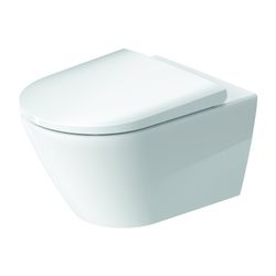 Duravit D-Neo WC-Set wandhäng. Weiß Hochglanz, 4,5l, Tiefspüler, rimless, mit Duraf... DURAVIT-45770900A1 4063382129161 (Abb. 1)
