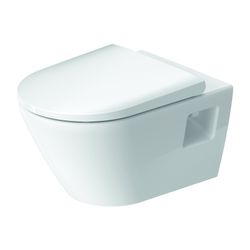 Duravit D-Neo WC-Set wandhäng. Weiß Hochglanz, 4,5l, Tiefspüler, rimless, waagerech... DURAVIT-45780900A1 4063382129178 (Abb. 1)