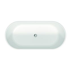 Duravit D-Neo Badewanne 475x750x1600mm, 295l, Mattweiß, Oval, Freistehend, 2 R... DURAVIT-700486000000000 4063382154996 (Abb. 1)