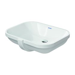 Duravit D-Code Einbauwaschtisch 430x560x210mm, Einbau von unten, Weiß Hochglanz, oh... DURAVIT-0338560000 4021534457852 (Abb. 1)