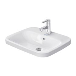 Duravit DuraStyle Einbauwaschtisch 455x560x170mm, Weiß Hochglanz, WonderGliss, mit... DURAVIT-03745600001 4021534899591 (Abb. 1)