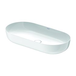 Duravit Luv Aufsatzbecken 800mm, Weiß Hochglanz, DuraCeram, Oval, ohne Überlauf und... DURAVIT-0379800000 4053424460512 (Abb. 1)