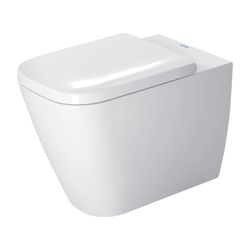 Duravit Happy D.2 Stand WC 570x365x400mm, Weiß HG, Back to wall, 4,5/3l, Tiefspüler... DURAVIT-2159090000 4021534856105 (Abb. 1)