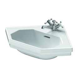 Duravit Serie 1930 Eck-Handwaschbecken 450x595x195mm, Weiß Hochglanz, Oktogonal,1 W... DURAVIT-0793420000 4021534100857 (Abb. 1)