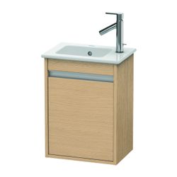 Duravit Ketho Waschtischunterbau wandh. 285x400x550mm L, Natur Eiche Matt, Griffle... DURAVIT-KT6417L3030 4063382082787 (Abb. 1)