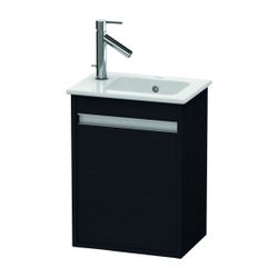 Duravit Ketho Waschtischunterbau wandh. 285x400x550mm, R Eiche Mattschwarz, Griffl... DURAVIT-KT6417R1616 4063382084262 (Abb. 1)