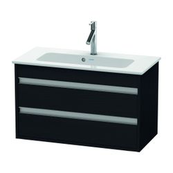 Duravit Ketho Waschtischunterbau wandhäng. 385x800x480mm Compact, Eiche Mattschwar... DURAVIT-KT645301616 4063382084408 (Abb. 1)