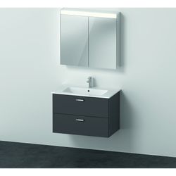Duravit XBase Möbelwaschtisch, Waschtischunterbau, Spiegelschrank 490x830x2000mm, ... DURAVIT-XB007604949 4053424984797 (Abb. 1)