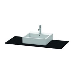 Duravit XSquare Konsole 550x800x16mm, Eiche Mattschwarz, ohne Konsolenträger, 1 Au... DURAVIT-XS060D01616 4063382138651 (Abb. 1)