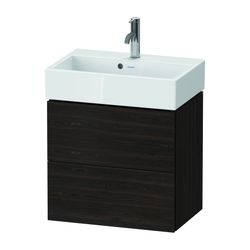 Duravit L-Cube Waschtischunterbau wandh. 391x584x544mm Compact, Nusb.gebürstet Mat... DURAVIT-LC621906969 4063382033871 (Abb. 1)