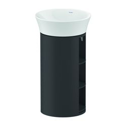 Duravit White Tulip Waschtischunterbau bodenstehend 410x410x750mm, Graphit Seidenm... DURAVIT-WT423905858 4063382115294 (Abb. 1)