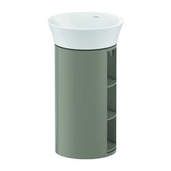 Duravit White Tulip Waschtischunterbau bodenstehend 410x410x750mm, Steingrau Seide... DURAVIT-WT423909292 4063382115324 (Abb. 1)