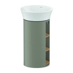 Duravit White Tulip Waschtischunterbau bodens. 410x410x750mm, Eiche Natur Matt/Ste... DURAVIT-WT42390H592 4063382115423 (Abb. 1)