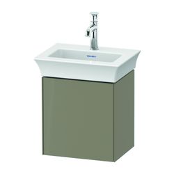 Duravit White Tulip Waschtischunterbau wandhäng. 298x384x410mm L, Steingrau Hochgl... DURAVIT-WT4240LH2H2 4063382111647 (Abb. 1)