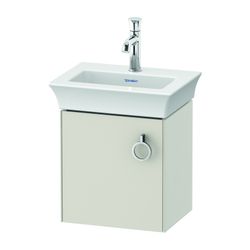 Duravit White Tulip Waschtischunterbau wandh. 298x384x410mm L Nordic Weiß SDM Grif... DURAVIT-WT4250L3939 4063382113184 (Abb. 1)