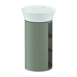 Duravit White Tulip Waschtischunterbau bodens. 410x410x750mm, AM Nussb. Matt/Stein... DURAVIT-WT423907792 4063382115522 (Abb. 1)