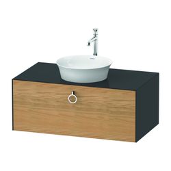 Duravit White Tulip Konsolenwaschtischunterbau wandh 550x1000x408mm M mit KSP Eich... DURAVIT-WT49810H5H1 4063382118936 (Abb. 1)