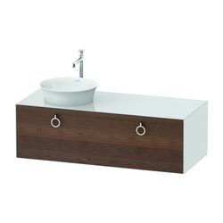 Duravit White Tulip Konsolenwaschtischunterbau wandh. 550x1300x408mm L/M mit KSP A... DURAVIT-WT4982L7785 4063382119711 (Abb. 1)