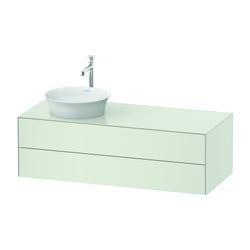 Duravit White Tulip Konsolenwaschtischunterbau wandhäng. 550x1300x408mm L/M mit KS... DURAVIT-WT4987L3636 4063382117717 (Abb. 1)
