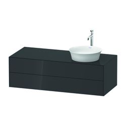 Duravit White Tulip Konsolenwaschtischunterbau wandh 550x1300x408mm R/M KSP Gr... DURAVIT-WT4987RH1H10010 4063382772473 (Abb. 1)