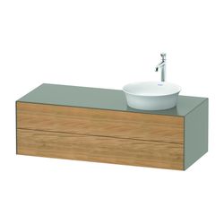 Duravit White Tulip Konsolen-WTU wandh. 550x1300x408mm R/mi. mit KSP Eiche Natur m... DURAVIT-WT4987RH592 4063382118028 (Abb. 1)