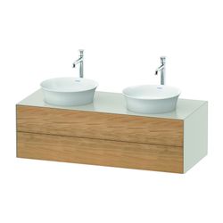 Duravit White Tulip Konsolen-WTU wandh. 550x1300x408mm B/M mit KSP Eiche Natur mas... DURAVIT-WT4988BH539 4063382118387 (Abb. 1)