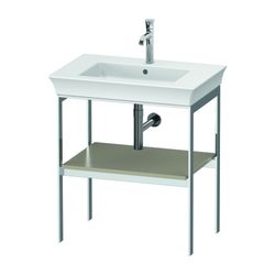 Duravit White Tulip Metallkonsole 450x684x760mm, Taupe Seidenmatt, 1 Ablagefläche,... DURAVIT-WT454006060 4063382125934 (Abb. 1)