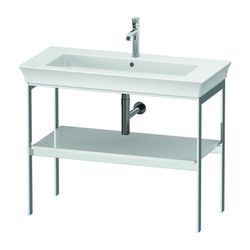 Duravit White Tulip Metallkonsole 450x984x760mm, Weiß Hochglanz, 1 Ablagefläche, I... DURAVIT-WT454108585 4063382126245 (Abb. 1)