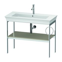 Duravit White Tulip Metallkonsole 450x984x760mm, Taupe SDM, 1 Ablagefläche/Handtuc... DURAVIT-WT4544R6060 4063382127471 (Abb. 1)