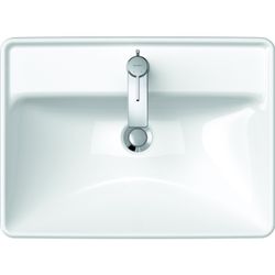 Duravit D-Neo Einbauwaschtisch 440x600x170mm, Weiß Hochglanz, mit HLB/Überlauf, 1 H... DURAVIT-0357600027 4063382157249 (Abb. 1)
