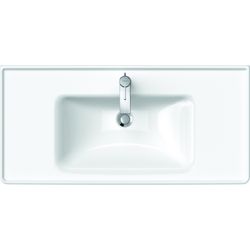 Duravit D-Neo Waschtisch 480x1005x160mm wandhäng., Weiß Hochglanz, Rechteckig, 1 Wa... DURAVIT-2367100000 4063382016096 (Abb. 1)