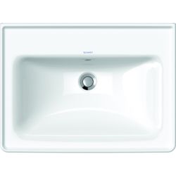 Duravit D-Neo Waschtisch 480x650x160mm, Weiß Hochglanz, Rechteckig, 1 Waschplatz mi... DURAVIT-2367650060 4063382015662 (Abb. 1)