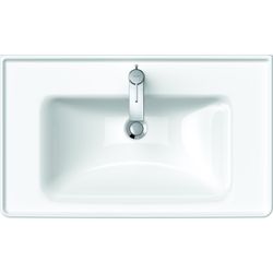 Duravit D-Neo Waschtisch 480x800x165mm, Weiß Hochglanz, Rechteckig, 1 Waschplatz/HL... DURAVIT-2367800000 4053424981970 (Abb. 1)