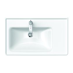 Duravit D-Neo Waschtisch 480x800x165mm, Weiß Hochglanz, Rechteckig, 1 Waschplatz L,... DURAVIT-2369800000 4063382016768 (Abb. 1)