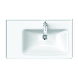 Duravit D-Neo Waschtisch 480x800x160mm, Weiß Hochglanz, Rechteckig, 1 Waschplatz R,... DURAVIT-2370800000 4063382016829 (Abb. 1)