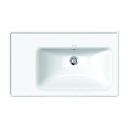 Duravit D-Neo Waschtisch 480x800x160mm, Weiß Hochglanz, Rechteckig, 1 Waschplatz R,... DURAVIT-2370800060 4063382016867 (Abb. 1)