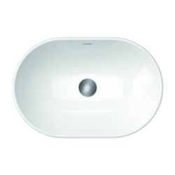 Duravit D-Neo Aufsatzbecken 600mm, Weiß Hochglanz, HalbOval, ohne Überlauf und HLB... DURAVIT-2372600070 4063382136022 (Abb. 1)