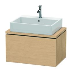 Duravit L-Cube Konsolenwaschtischunterbau wandh. 477x720x400mm ohne KSP Compact Na... DURAVIT-LC580103030 4063382089526 (Abb. 1)