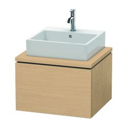 Duravit L-Cube Konsolenwaschtischunterbau wandh. 547x620x400mm ohne KSP Natur Eich... DURAVIT-LC581003030 4063382089618 (Abb. 1)