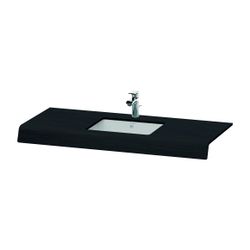 Duravit DuraStyle Konsole variabel 550x800-2000x100mm wandhäng., Eiche Mattschwarz... DURAVIT-DS828C01616 4063382149695 (Abb. 1)