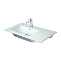 Duravit ME by Starck Waschtisch 490x830x180mm, Weiß Seidenmatt, Rechteckig, 1 Wasch... DURAVIT-2345833260 4053424893327 (Abb. 1)
