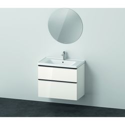 Duravit D-Neo Möbelwaschtisch, Waschtischunterbau, Spiegel rund 480x800x2000mm, 1 ... DURAVIT-DE011002222 4063382162779 (Abb. 1)