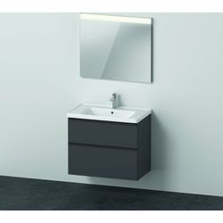 Duravit D-Neo Möbelwaschtisch, Waschtischunterbau, Spiegel eckig 480x800x2000mm, 1... DURAVIT-DE011304949 4063382163134 (Abb. 1)