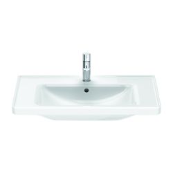 Duravit D-Neo Waschtisch 480x800x165mm, Weiß Hochglanz, Rechteckig, 1 Waschplatz/HL... DURAVIT-2367800000 4053424981970 (Abb. 1)