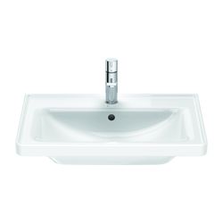 Duravit D-Neo Waschtisch 480x650x160mm, Weiß Hochglanz, Rechteckig, 1 Waschplatz/HL... DURAVIT-2367650000 4063382015624 (Abb. 1)