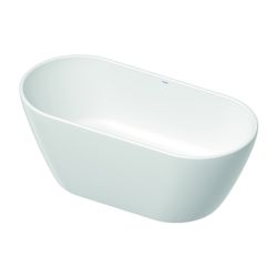 Duravit D-Neo Badewanne 475x750x1600mm, 220l, Mattweiß, Oval, Freistehend, 2 R... DURAVIT-700477000000000 4063382131959 (Abb. 1)